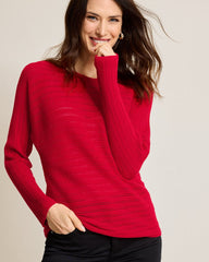 Tommy Bahama | Jewel Bay Sequin V-Neck Sweater / Tango Red