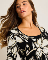 Tommy Bahama | Noche Mar Jacquard Sweater / Black