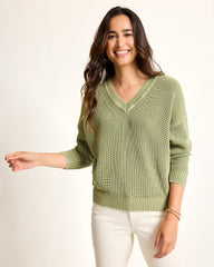 Tommy Bahama | Salt Wash V-Neck Sweater / Dusty Thyme