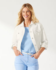 Tommy Bahama | Ella Twill Jean Jacket / White