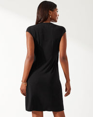 Tommy Bahama | Clara Faux-Wrap Dress / Black
