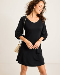 Tommy Bahama | Darcy Balloon-Sleeve Dress / Black