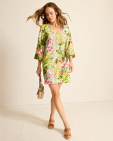 Tommy Bahama | Orchid Bay Silk Shift Dress / Polished Pine