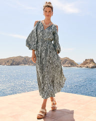 Tommy Bahama | Playa Python Maxi Dress / Shadow