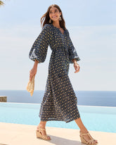 Tommy Bahama | Diamond Cay Long-Sleeve Maxi Dress / Coastline