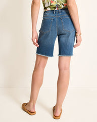 Tommy Bahama | Cut-Off Bermuda Denim Shorts / Med Playa Wash