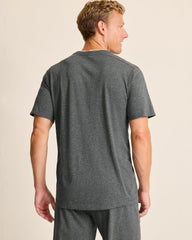 Tommy Bahama | Big & Tall Jersey Short-Sleeve V-Neck T-Shirt / Heather Charcoal Grey