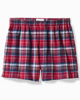 Tommy Bahama | Flannel Plaid Boxers / Beet Red