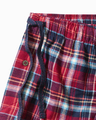 Tommy Bahama | Flannel Long Sleeve & Pants Pajama Set / Beet Red
