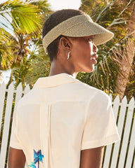 Tommy Bahama | Ultra-Braid Packable Visor / Brown Multi