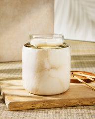 Tommy Bahama | Island Glow Luminary Vessel / Natural/Gold