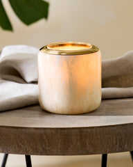 Tommy Bahama | Island Glow Luminary Vessel / Natural/Gold