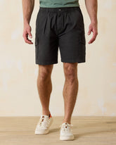 Tommy Bahama | Bahama Survivor 8-inch Elastic-Waist Shorts / Black
