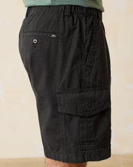 Tommy Bahama | Bahama Survivor 8-inch Elastic-Waist Shorts / Black