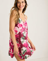Tommy Bahama | Satin Short Chemise / Fuchsia Pink