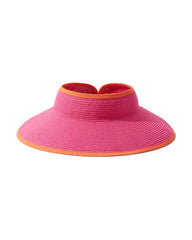 Tommy Bahama | Packable Ultra-Braid Visor / Hot Pink/Orange