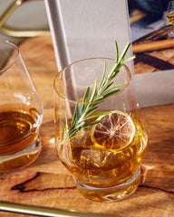Tommy Bahama | Viski® Heavy Base Crystal Whiskey Glasses - Set of 2 / Clear