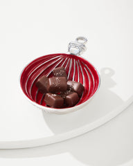 Tommy Bahama | Red Ornament Candy Dish / Red