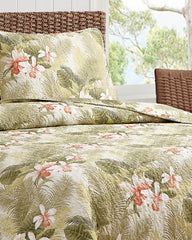 Tommy Bahama | Tropical Orchid 3-Piece King Quilt Set / Green