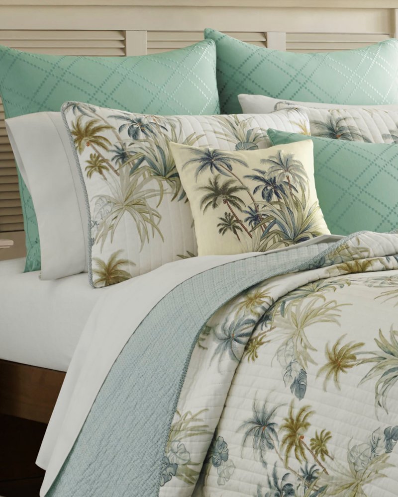 Tommy Bahama | Serenity Palms King Quilt / Blue
