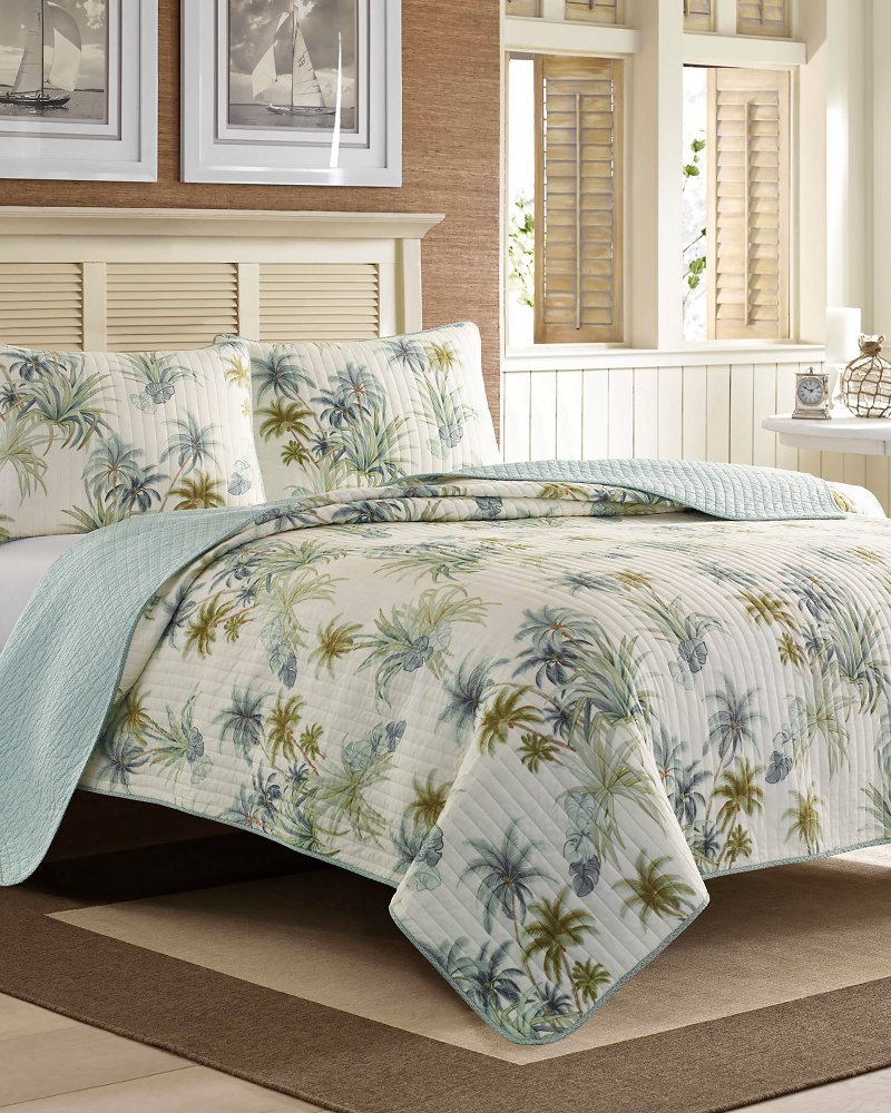 Tommy Bahama | Serenity Palms King Quilted Sham / Blue