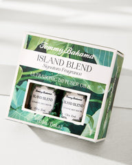 Tommy Bahama | Island Blend Ceramic Pineapple Diffuser Oil Refill Set / Island Blend