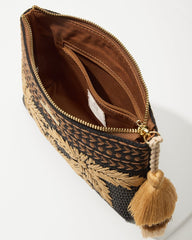 Tommy Bahama | Raffia Palms Maci Wristlet / Black Multi