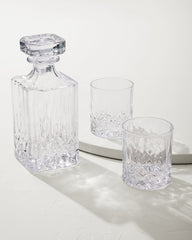 Tommy Bahama | Viski® Admiral Decanter 3-Piece Set / Clear