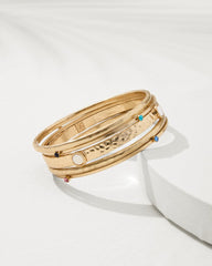 Tommy Bahama | Tidal Treasure Shell Bracelet Set / Gold