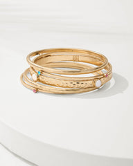 Tommy Bahama | Tidal Treasure Shell Bracelet Set / Gold