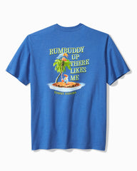 Tommy Bahama | Big & Tall Rumbuddy Up There Likes Me Graphic T-Shirt / Palace Blue Hthr