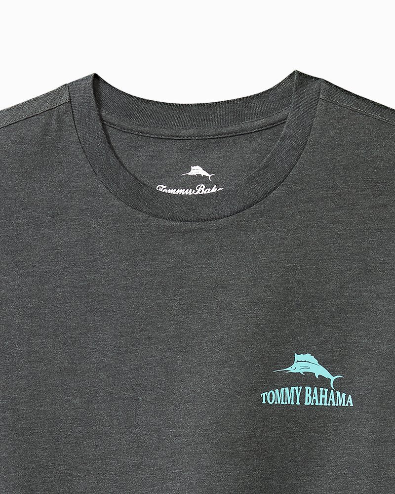 Tommy Bahama | Big & Tall Five Star Hotel Graphic T-Shirt / Coal Heather