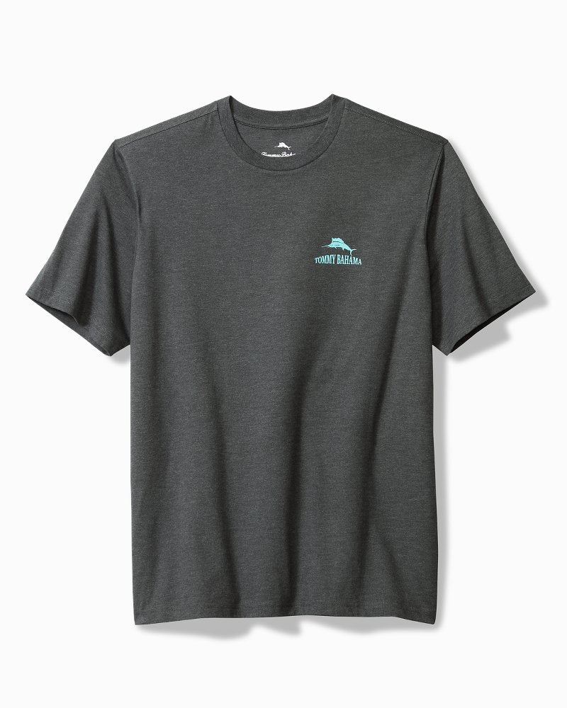 Tommy Bahama | Big & Tall Five Star Hotel Graphic T-Shirt / Coal Heather