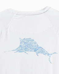 Tommy Bahama | Big & Tall Chill Time Surf IslandZone® Rash Guard / White