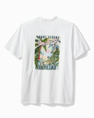 Tommy Bahama | Big & Tall Later Gator Short-Sleeve Lux T-Shirt / White