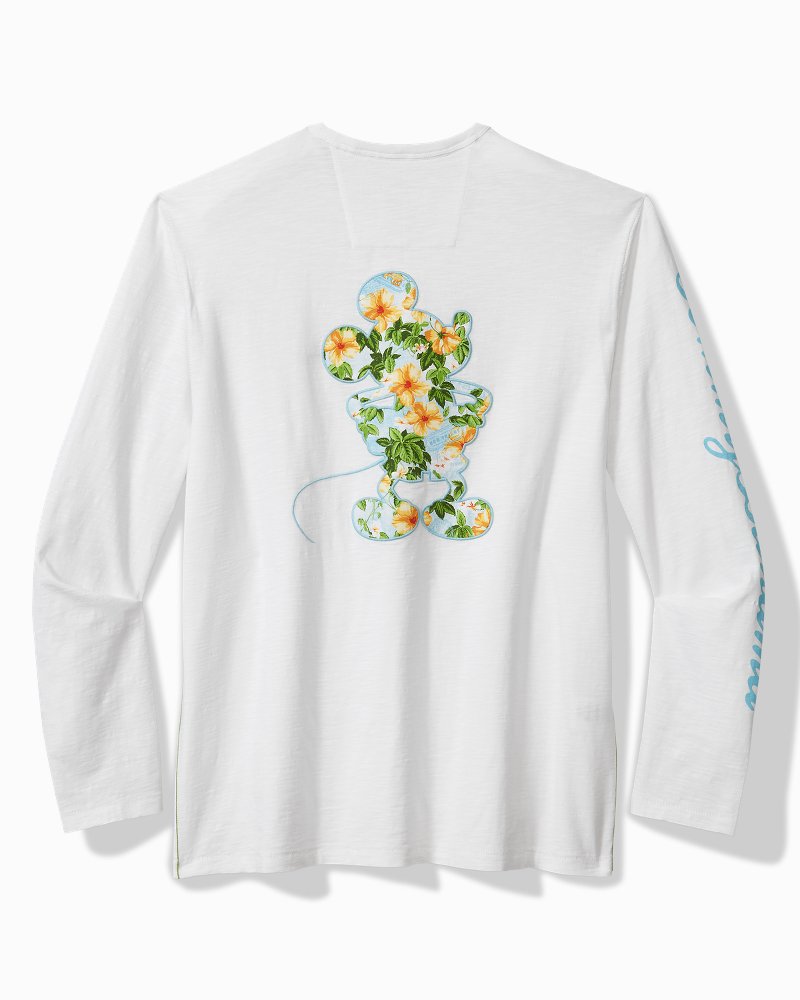 Tommy Bahama | Big & Tall Disney Postcard to Paradise Long-Sleeve Lux T-Shirt / White