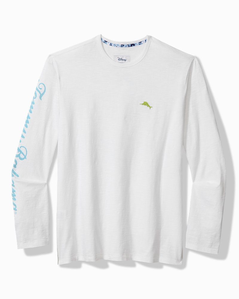 Tommy Bahama | Big & Tall Disney Postcard to Paradise Long-Sleeve Lux T-Shirt / White