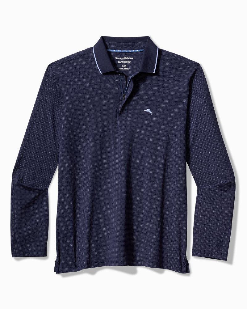 Tommy Bahama | Big & Tall Palm Desert Fairway IslandZone® Long-Sleeve Polo / Aleutian Night