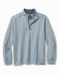 Tommy Bahama | Big & Tall Ben & Terry Half-Zip Sweatshirt / Norse Blue