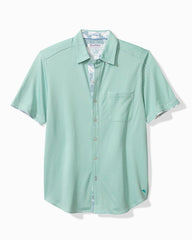 Tommy Bahama | Big & Tall San Lucio Cali Blooms Happy Hour Knit Stretch Shirt / Azul Mar