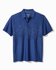 Tommy Bahama | Big & Tall Palm Coast Hibiscus Border IslandZone® Polo / Kingdom Blue