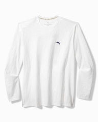 Tommy Bahama | Big & Tall Feelin' Festive Long-Sleeve Lux T-Shirt / White