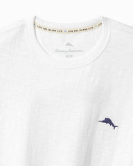 Tommy Bahama | Big & Tall Feelin' Festive Long-Sleeve Lux T-Shirt / White