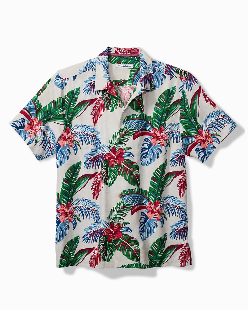 Tommy Bahama | Big & Tall Frond Fusion IslandZone® Camp Shirt / Breeze