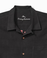 Tommy Bahama | Big & Tall Vegas State of Mind Silk Camp Shirt / Black