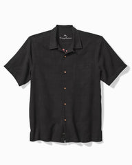 Tommy Bahama | Big & Tall Vegas State of Mind Silk Camp Shirt / Black