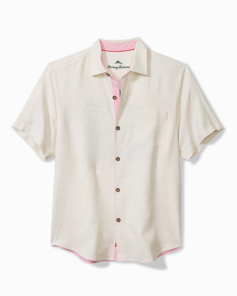 Tommy Bahama | Big & Tall Surf the Yule Tide Silk Camp Shirt / Continental