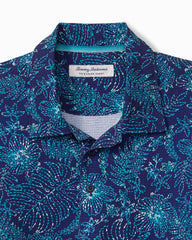 Tommy Bahama | Big & Tall Bahama Coast Azul Burst IslandZone® Polo / Bering Blue