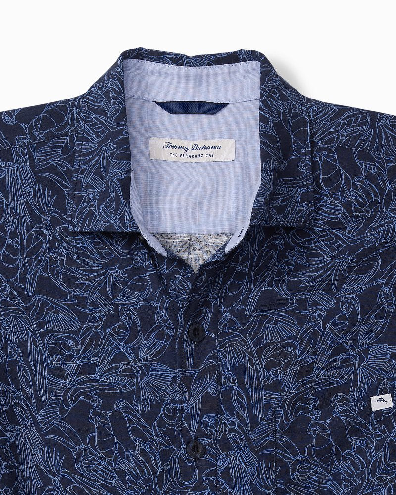 Tommy Bahama | Big & Tall Veracruz Cay Paradise Pajaro Short-Sleeve Shirt / Deep Tahoe