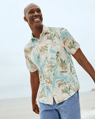 Tommy Bahama | Big & Tall Bahama Coast Jungle Haven IslandZone® Shirt / Warm Mist